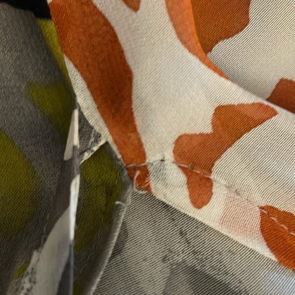 OLIVIER STRELLI Sheer Dress Cover Up Deep Side Slits Vintage VTG Size 38 Medium - Picture 9 of 9